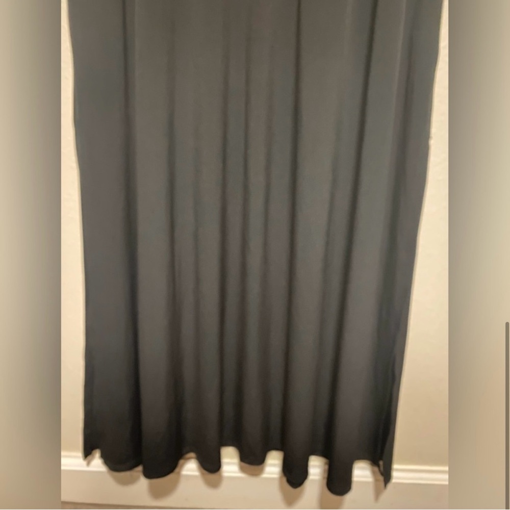 Fever Black Sleeveless Maxi Dress | Classic Minimalist Long Dress | Size L - Picture 5 of 5